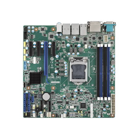 Плата  ASMB-585G4-00A1E    LGA 1151 uATX Server Board with 4 PCIe slots