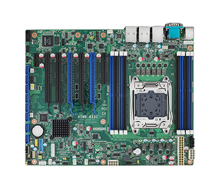 Плата  ASMB-813-00A1E      LGA2011-R3 ATX SMB w/8 SATA/5 PCIe x8/2 GbE