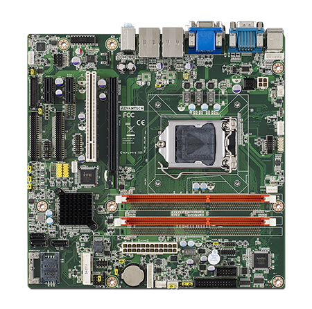 Плата AIMB-503G2-00A1E   MicroATX with VGA/DVI 10COM/11 USB/DUAL LAN