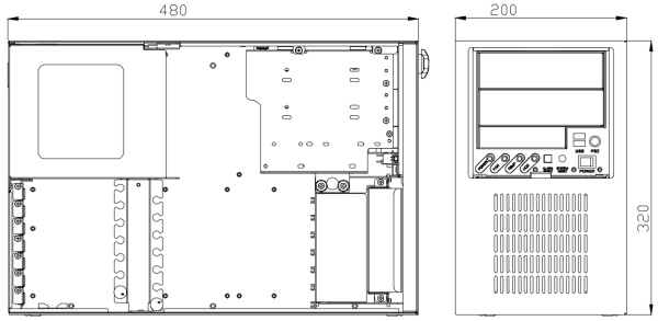 Корпус  IPC-7220-50C     	Wallmount chassis ATX/mATX MB W/PS8-500ATX-BB(62368)